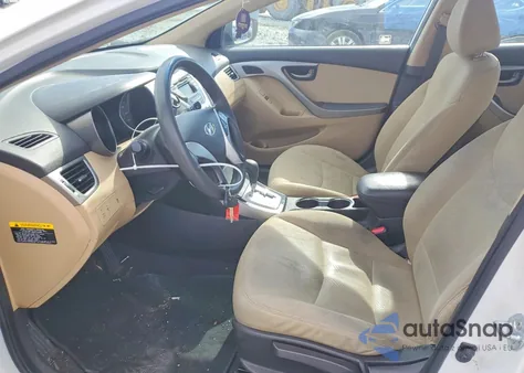 2012 Hyundai Elantra Gls z USA, uszkodzony, nr VIN 5NPDH4AE2CH122605